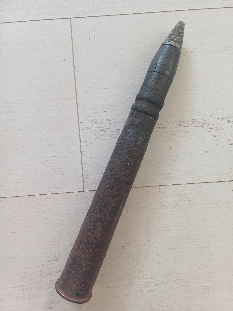FLAK 43 inert 3,7 cm Kriegsmarine, Ophalen of Verzenden, Marine, Duitsland, Overige typen