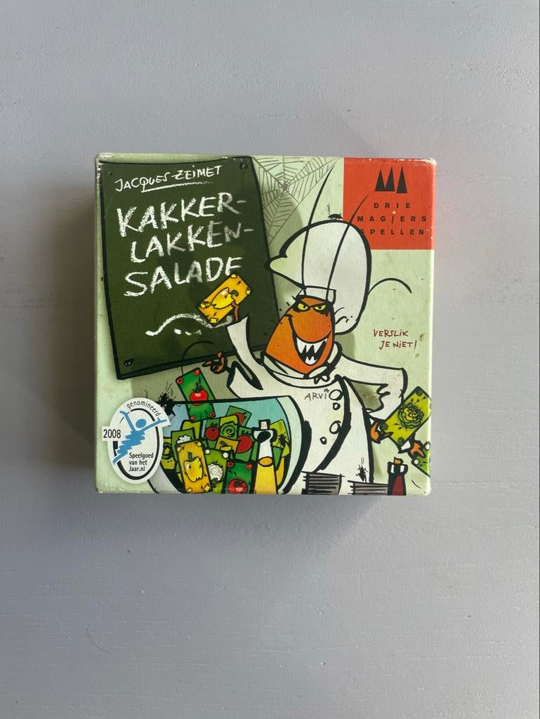 Kakkerlakkensalade, Hobby en Vrije tijd, Gezelschapsspellen | Kaartspellen, Vijf spelers of meer, Ophalen of Verzenden, Gebruikt