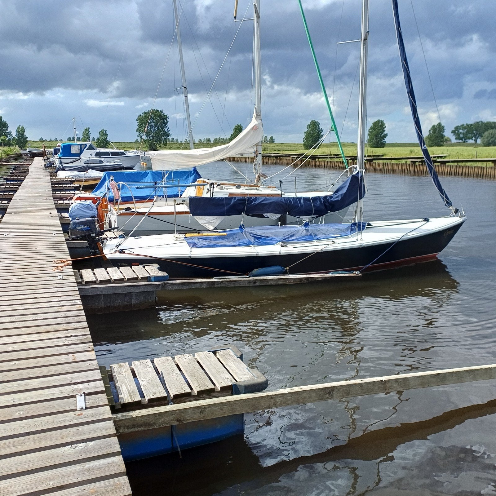 Centaur Klasse Open Zeilboot - Bouwjaar 2000 met Trailer, Watersport en Boten, Gebruikt, Centaur, 4 pk, Polyester