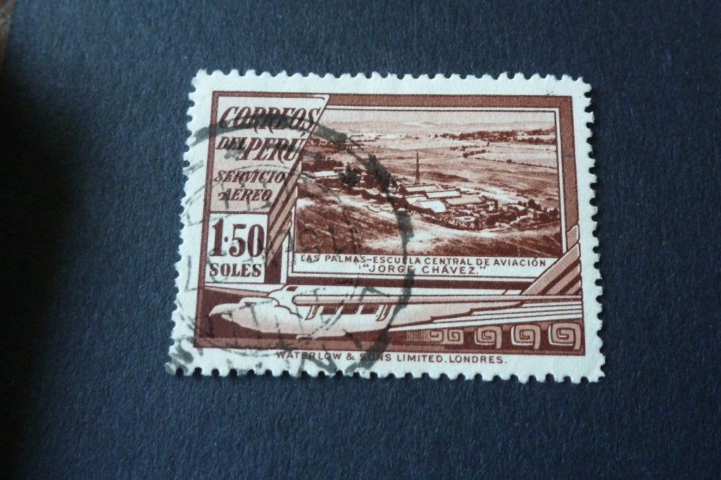 Postzegels - Peru- oude 1,50 soles 1936 gestempeld (ca 28, Ophalen of Verzenden, Gestempeld, Zuid-Amerika