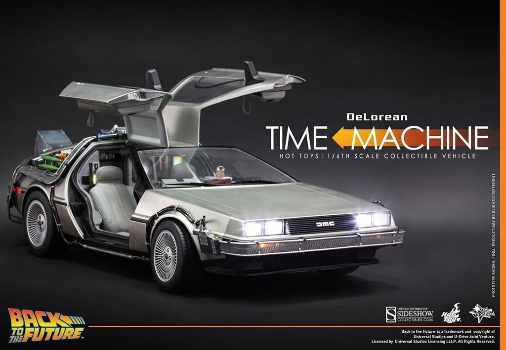 Hot Toys Back To The Future Time Machine Delorean MMS 260, Ophalen of Verzenden, Zo goed als nieuw