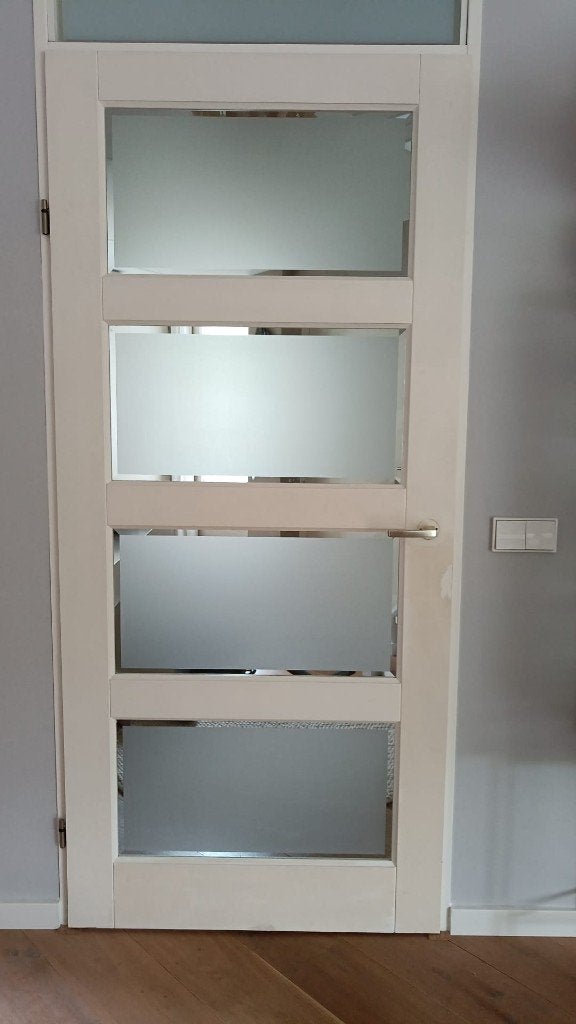 Cando binnendeur opdek linksdraaiend 93x210, Doe-het-zelf en Verbouw, Deuren en Horren, Ophalen, Gebruikt, 80 tot 100 cm, Binnendeur