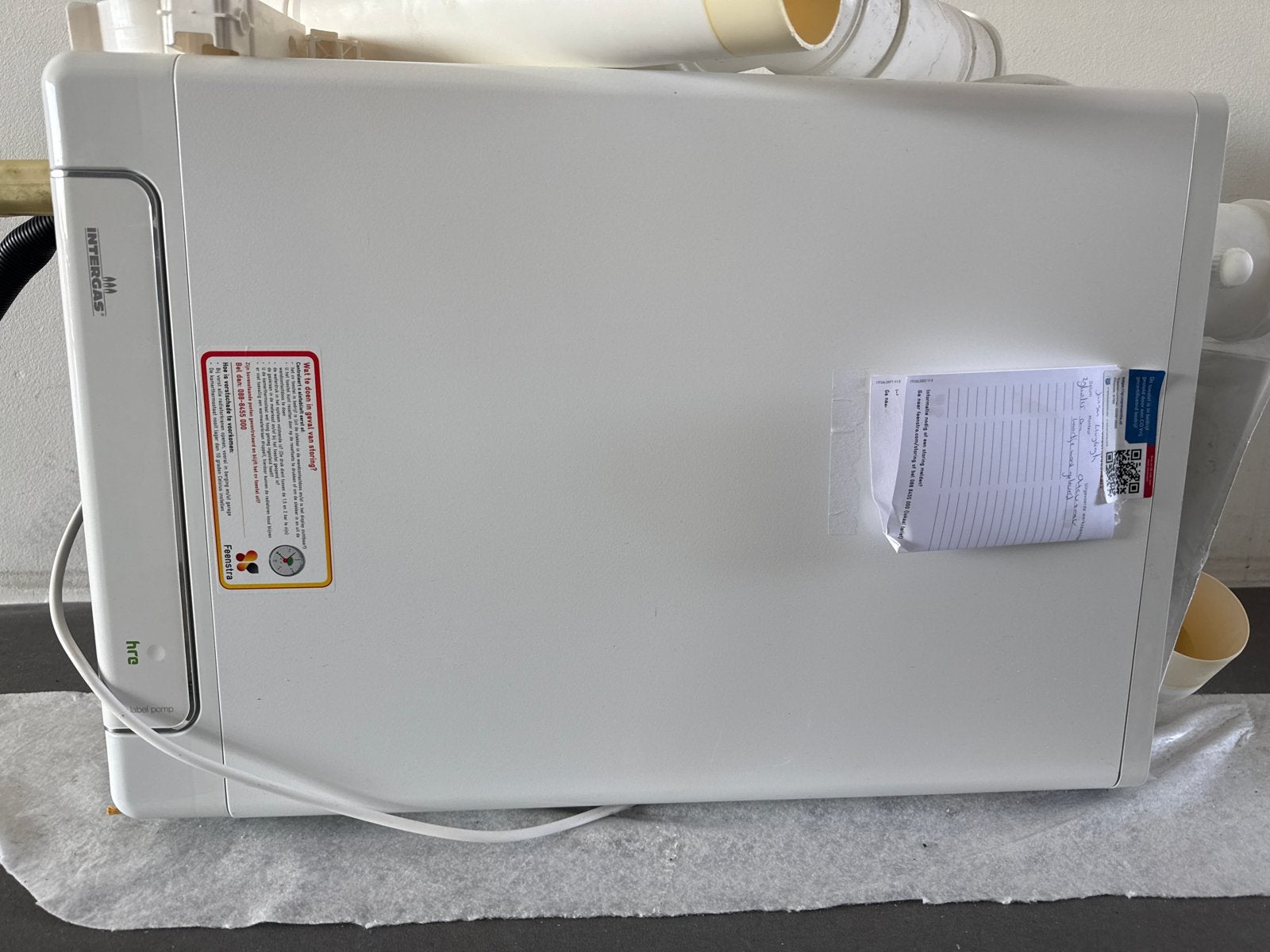 Intergas Kompakt HRE 28/24 A CV-ketel 2019, Ophalen, Hoog rendement (Hr), Cv-ketel of Combi-ketel, Zo goed als nieuw