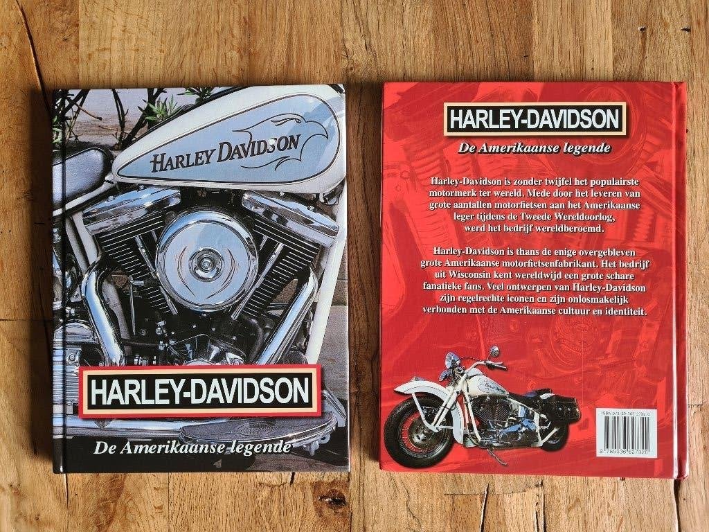 Boek Harley Davidson 'de Amerikaanse Legende', Ophalen of Verzenden, Zo goed als nieuw, Merk of Model