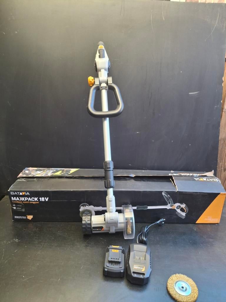 Voegenborstel met accu en lader - Batavia Maxxpack 18V, Doe-het-zelf en Verbouw, Ophalen of Verzenden, O