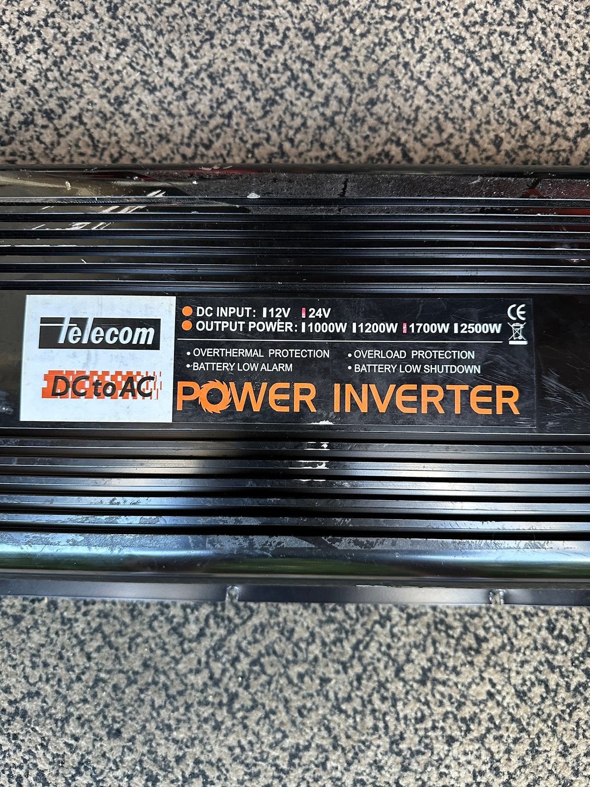 Omvermer inverter 24 volt 1700 watt, Auto-onderdelen, Ophalen of Verzenden, Nieuw, Overige merken, Verlichting