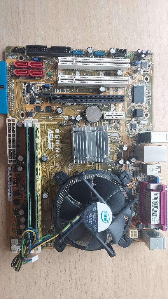 Moederbord ASUS P5N-MX, Ophalen of Verzenden, Gebruikt