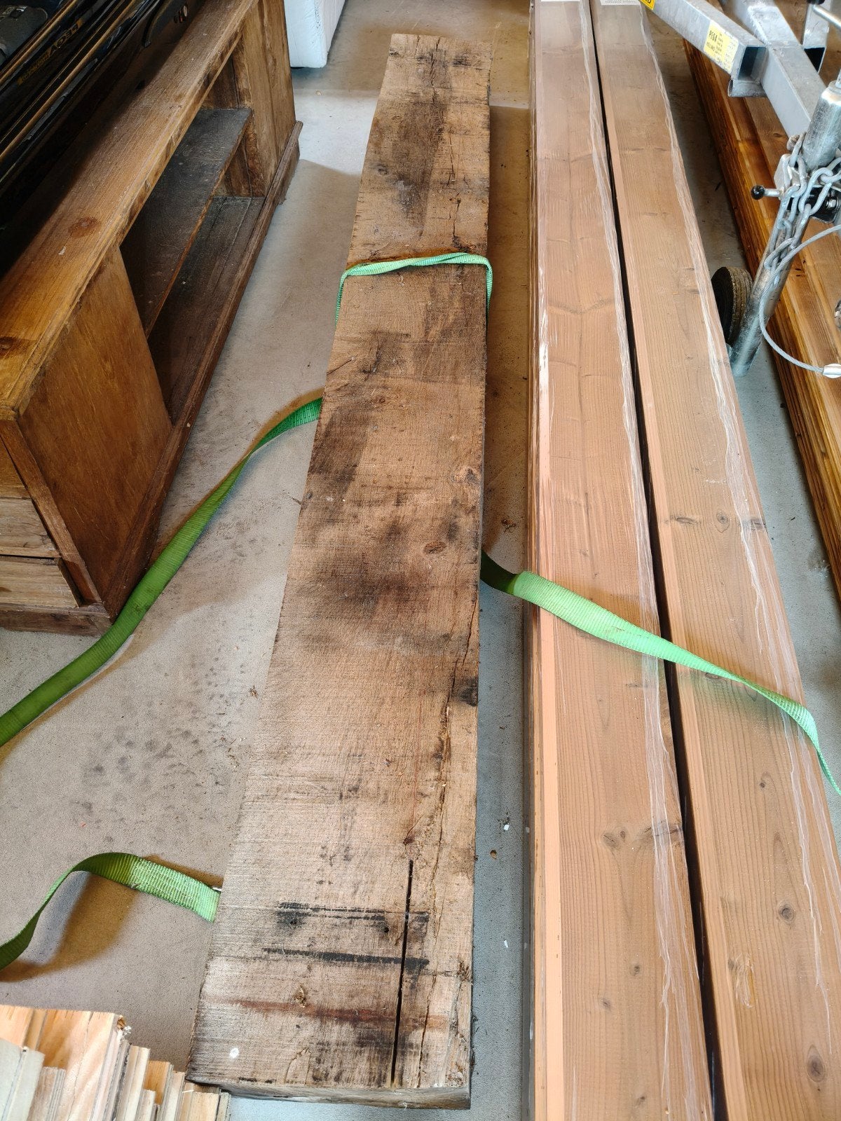 Biels eikenhout, Ophalen, Gebruikt, 180 tot 250 cm