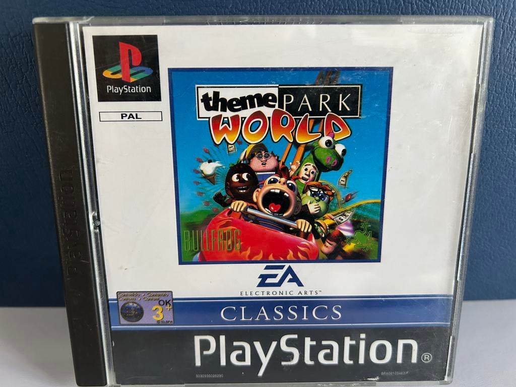 Theme Park World / Playstation 1 / PS1, 1 speler, Ophalen of Verzenden, Zo goed als nieuw, Vanaf 3 jaar