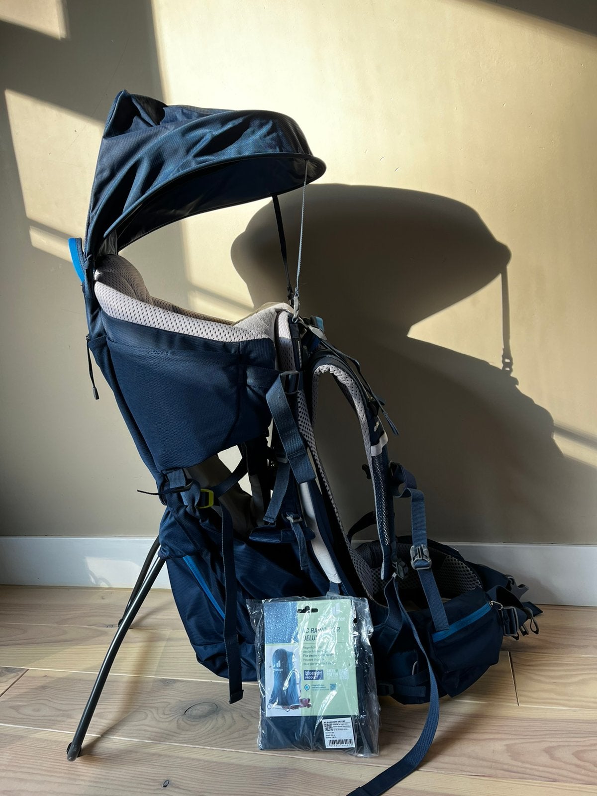 Deuter Kid Comfort + regenhoes, Overige typen, Zo goed als nieuw, Rug, Ophalen