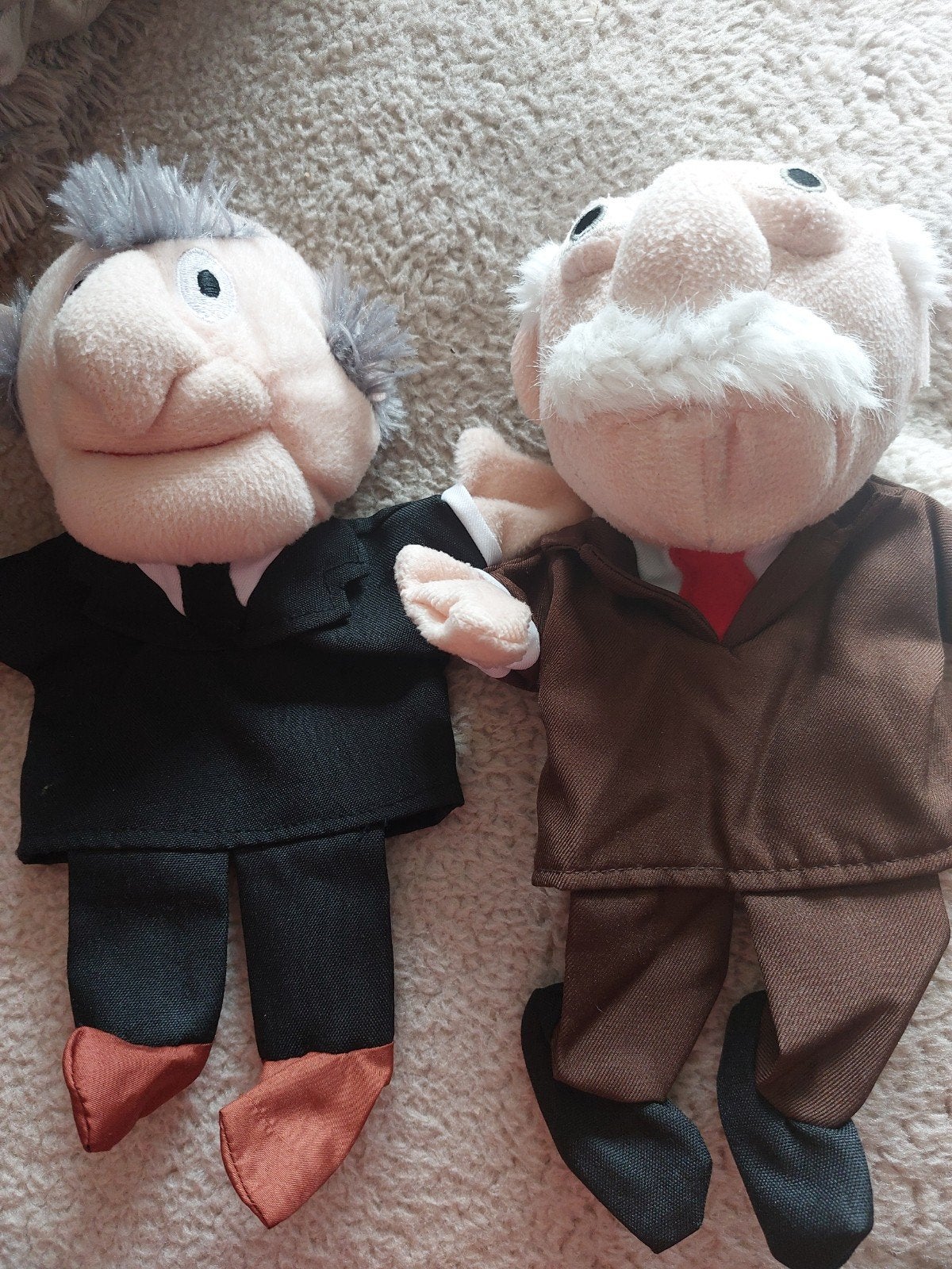 Waldorf & Statler handpoppen AH ZGAN, Ophalen of Verzenden, Zo goed als nieuw, Overige typen