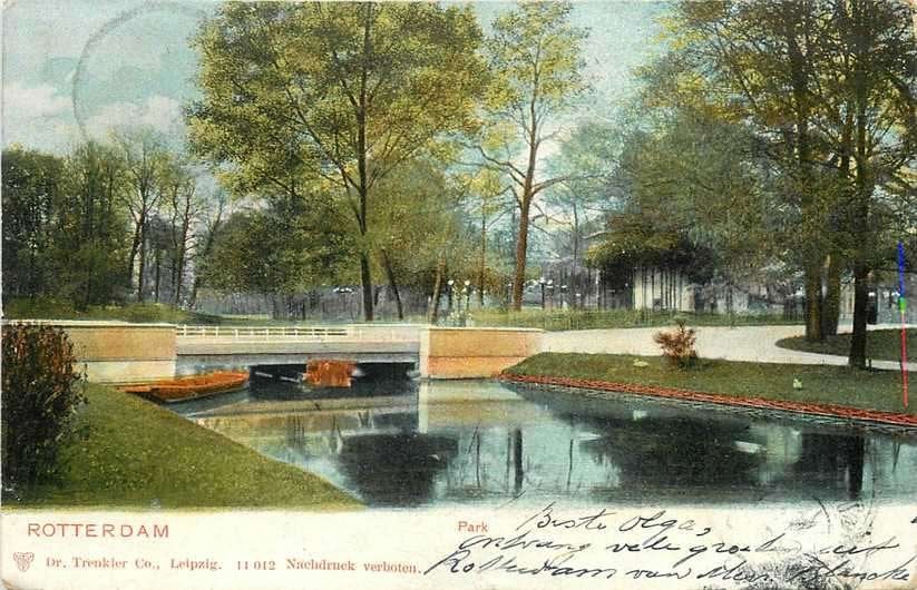 380-869-019 Rotterdam Park, Verzenden, Voor 1920, Zuid-Holland