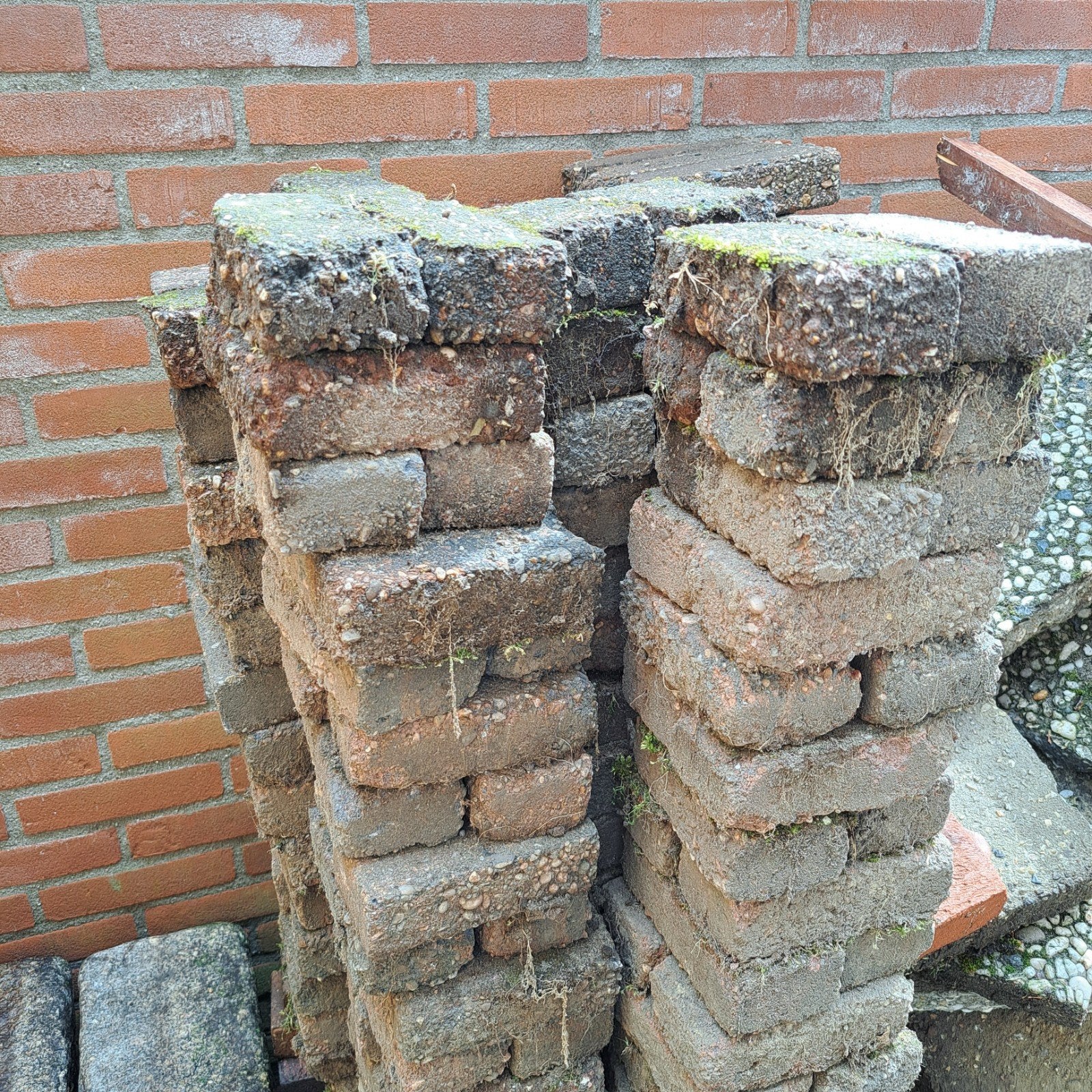Beton klinkers, Ophalen, Beton, Klinkers