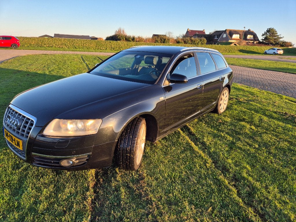 Audi A6 3.2 FSI 188KW Avant Quattro AUT 2007 Zwart, Automaat, Zwart, 1715 kg, Zwart