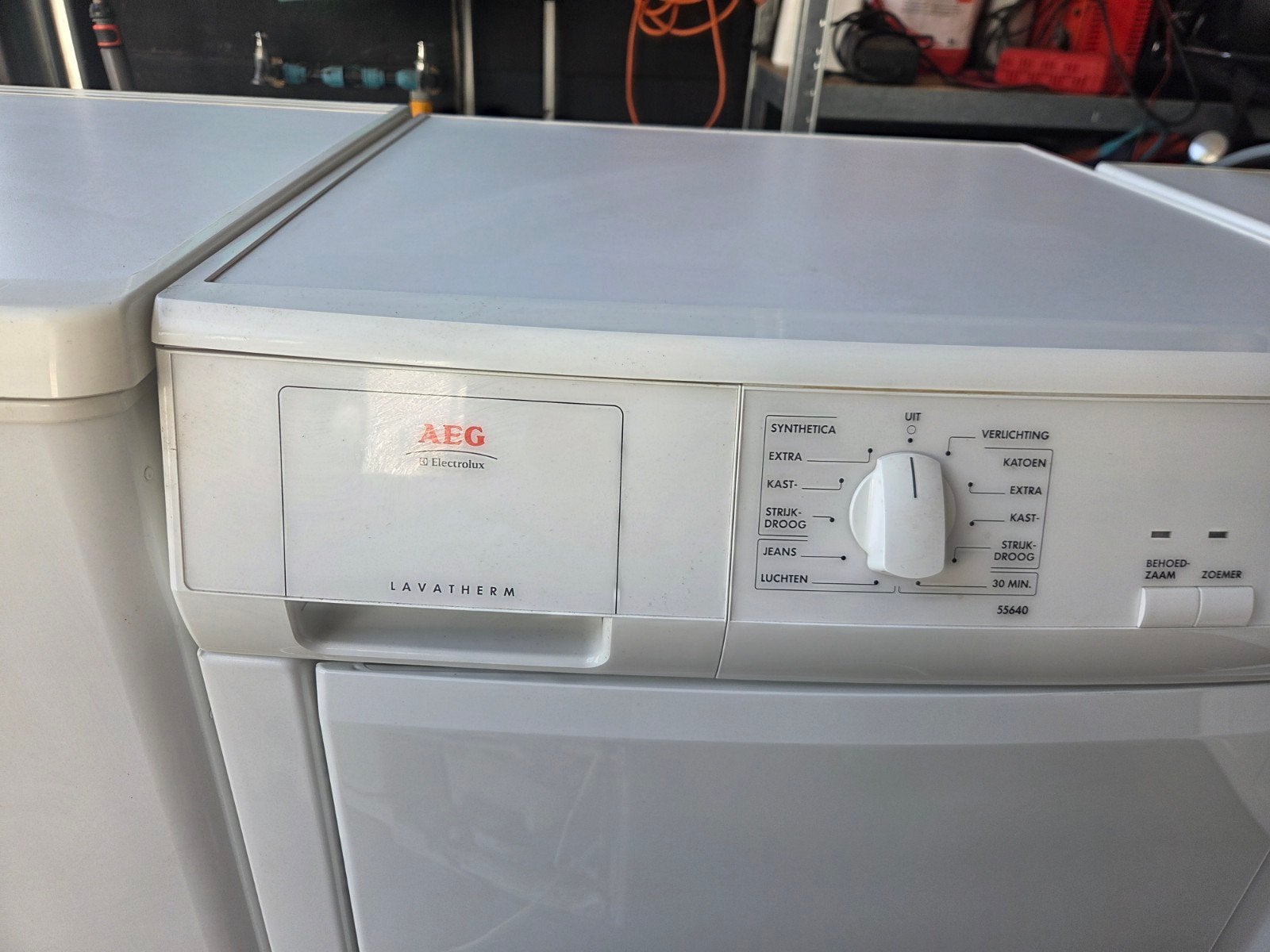 AEG Lavatherm T55640 Condensdroger - 7kg, Ophalen, 6 tot 8 kg, Gebruikt, Voorlader