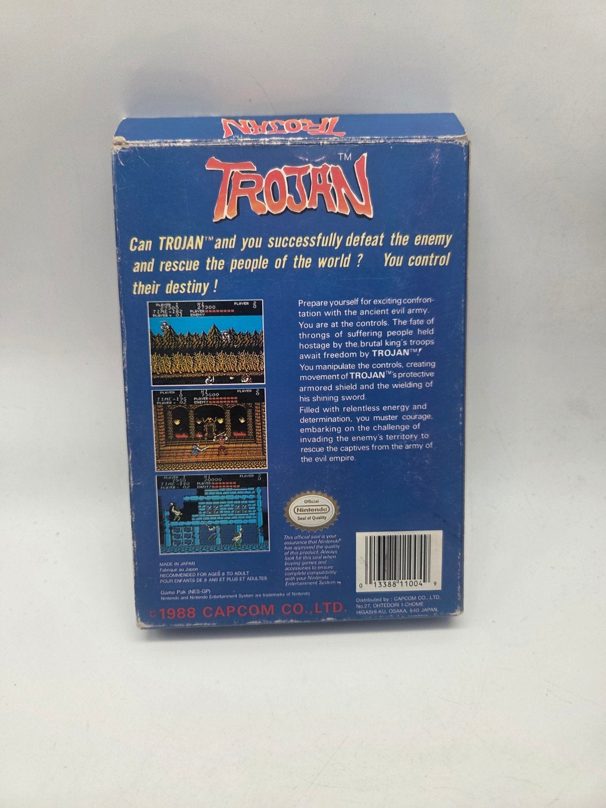 Trojan NES (Nintendo Entertainment System) Compleet, Avontuur en Actie, Gebruikt, Niet van toepassing, 1 speler