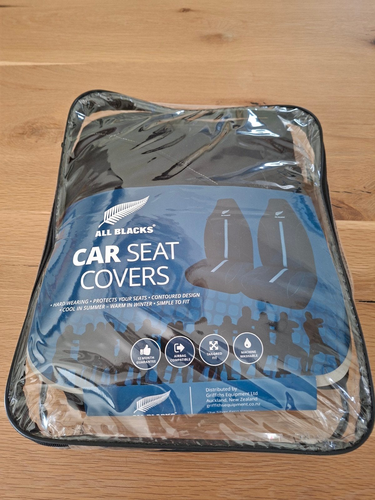 Universele All Blacks Rugby Stoelhoezen (Airbag Geschikt), Ophalen, Zo goed als nieuw
