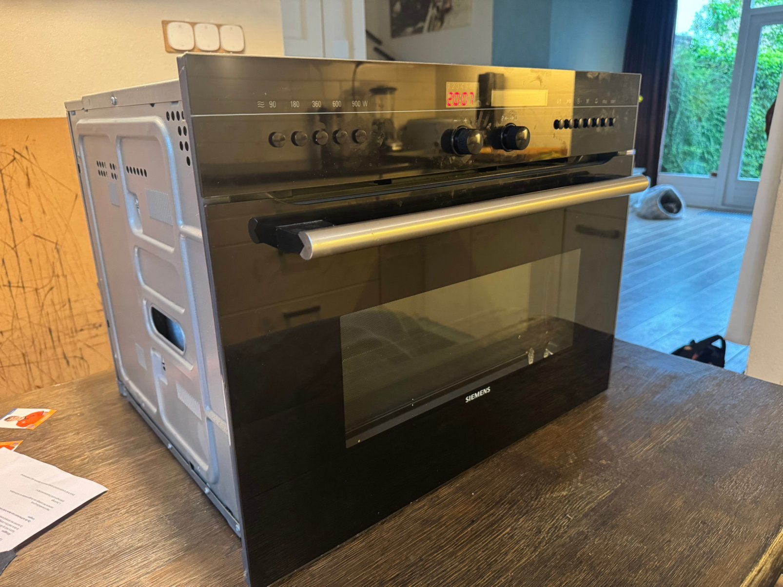 Siemens combi oven voor onderdelen, Witgoed en Apparatuur, Ovens, Ophalen, 45 tot 50 cm, Siemens, Combi-oven