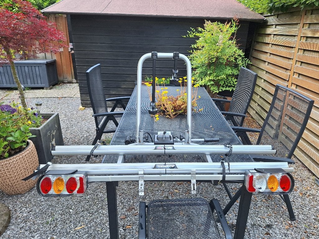 Fietsendrager Travel & Co, Ophalen, 2 fietsen, Gebruikt, Trekhaakdrager