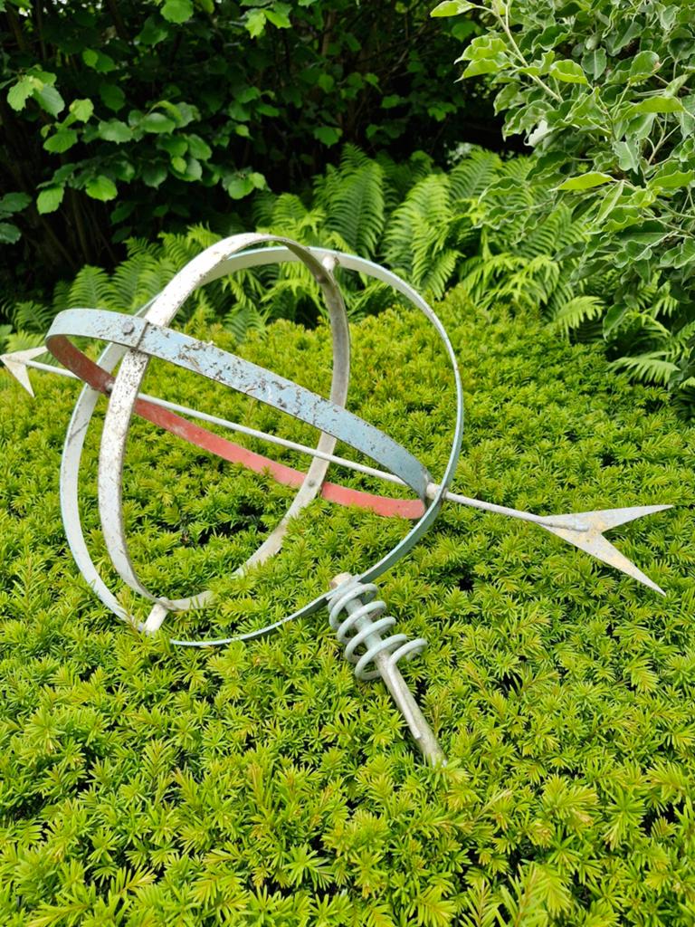Vintage Tuindecoratie - Zonnewijzer, Ophalen of Verzenden, Gebruikt