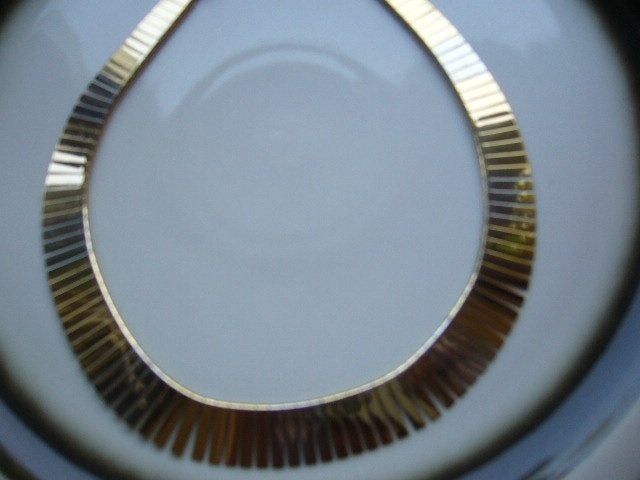 UIT INBOEDEL MOOIE VINTAGE COLLIER GOUDKLEURIG, Verzenden, Overige materialen, Ketting