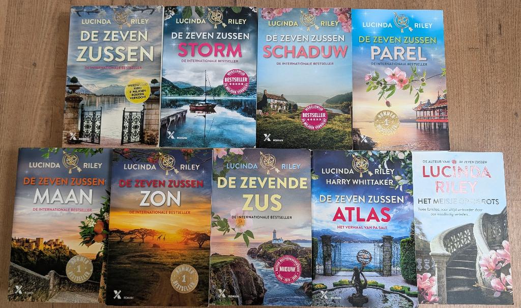 Lucinda Riley Boeken - Complete Zeven Zussen Serie (9 stuks), Boeken, Romans, Ophalen of Verzenden, Zo goed als nieuw, Lucinda Riley