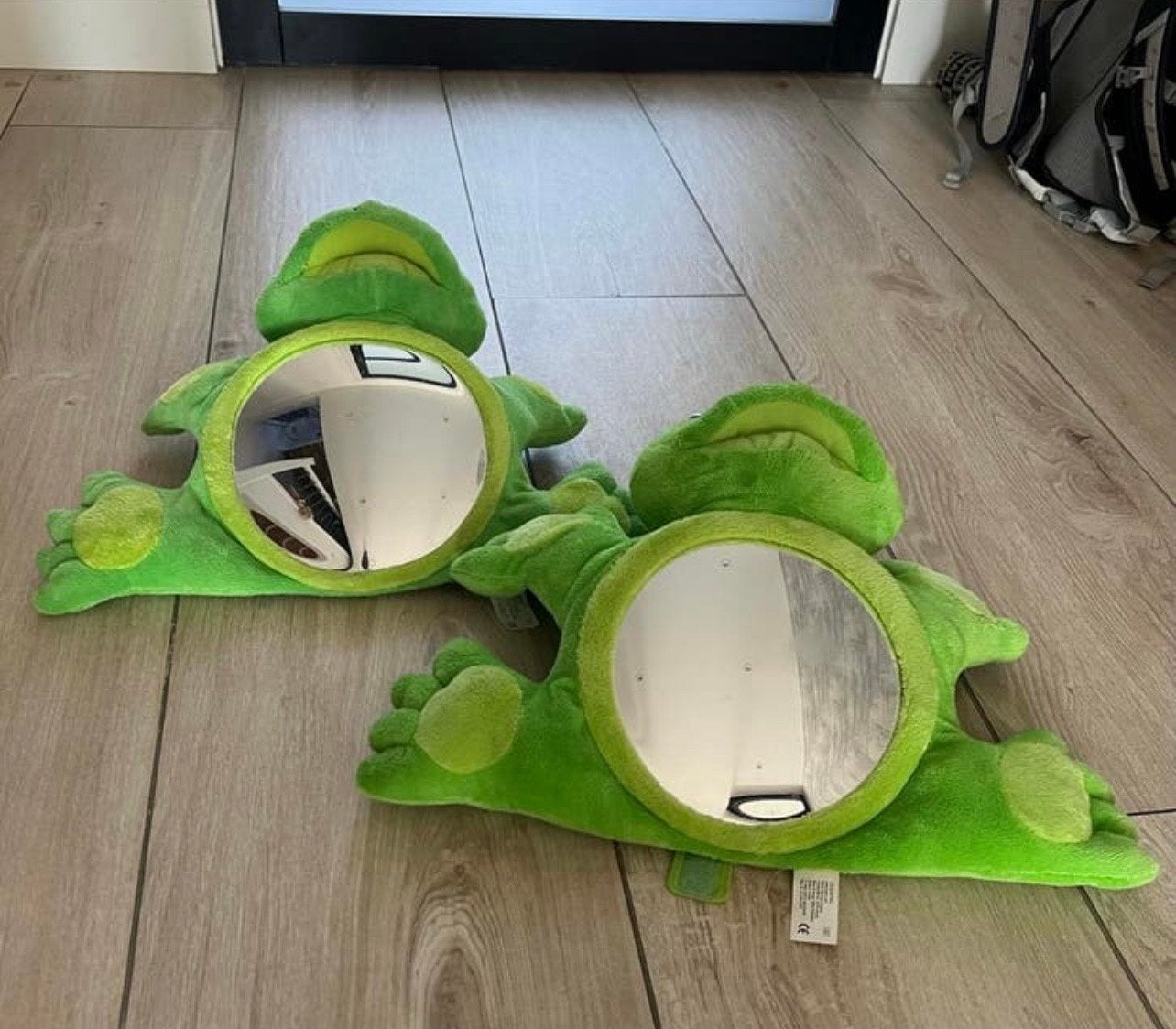 2x Baby autospiegel kikker - achterbank spiegel, Ophalen of Verzenden, Gebruikt