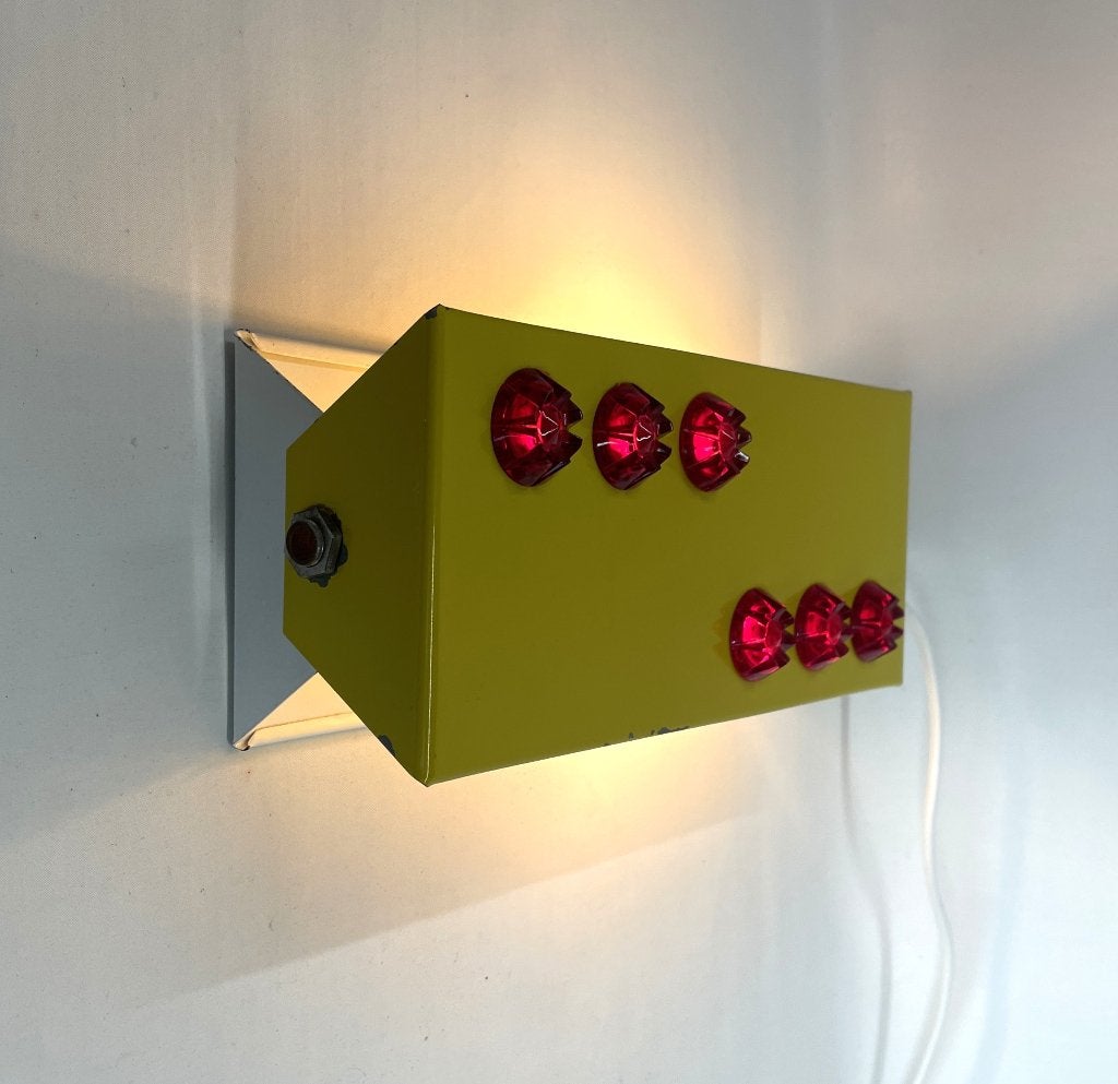 wandlampje bedlampje jaren '60-’70 vintage, E14 (klein), Ophalen of Verzenden, Overige merken, Met schakelaar