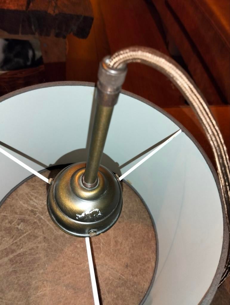 Hanglamp met lampenkap kap lamp MOET WEG, Huis en Inrichting, Lampen | Hanglampen, Overige materialen, Gebruikt, ., Ophalen of Verzenden