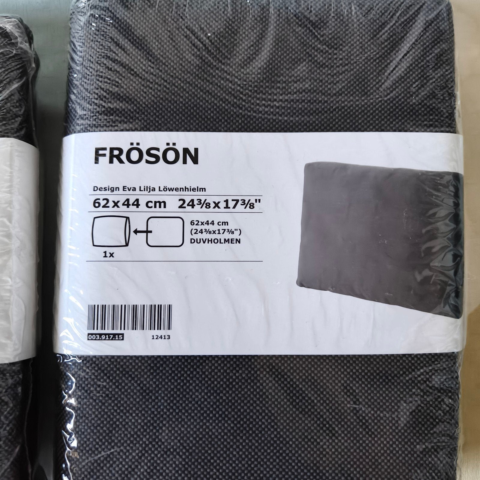 2x Antraciet Fröson tuinkussen hoezen (nieuw), Ophalen of Verzenden, Nieuw