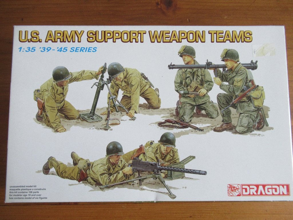US Army Support Weapons Team (Dragon 1/35), Ophalen of Verzenden, Zo goed als nieuw, 1:35 tot 1:50, Figuur of Figuren
