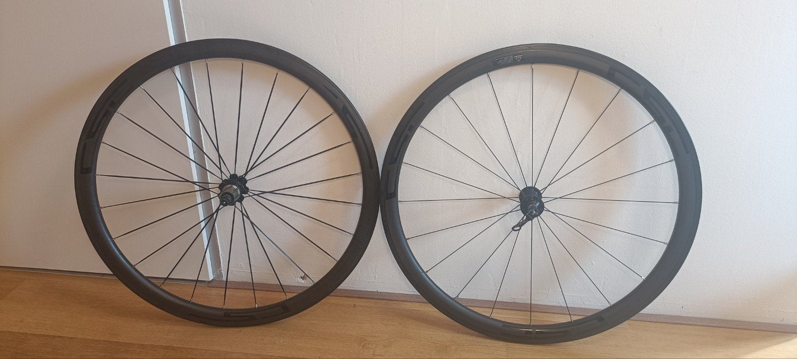 Carbon Wielset Velgrem 38mm, Fietsen en Brommers, Fietsonderdelen, Carbon speed cycle, Zo goed als nieuw, Racefiets, Carbon