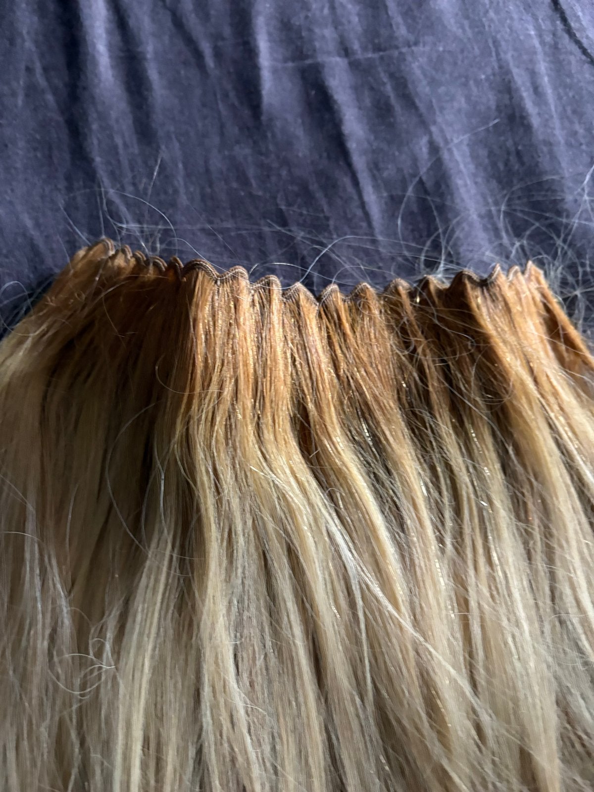 Balmain Flip-in Hair Extensions - Blond 40 cm, Ophalen of Verzenden, Gebruikt, Pruik of Haarverlenging