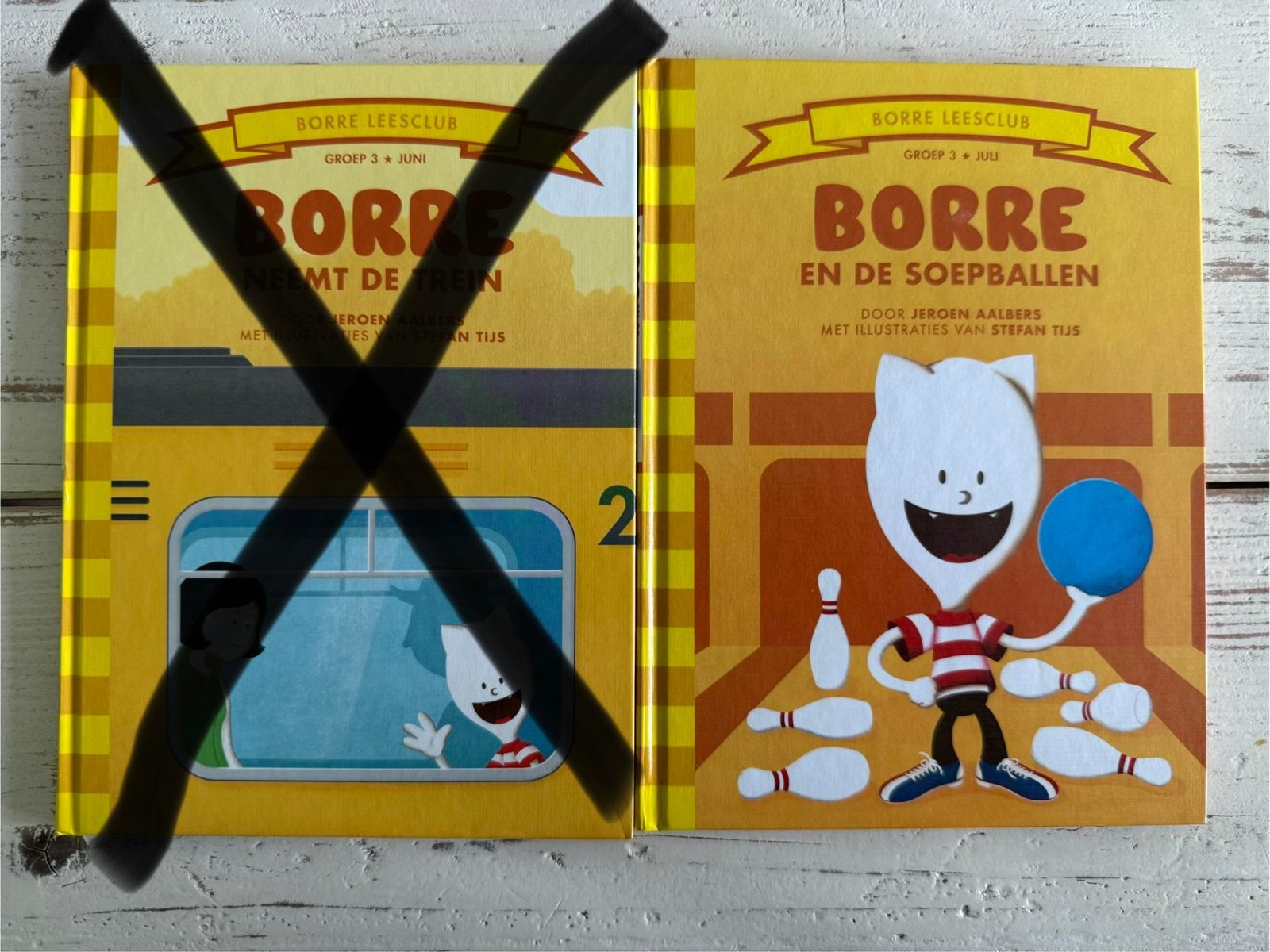 geel Borre boekje Borre en de soepballen - groep 3 - juli, Ophalen of Verzenden, Zo goed als nieuw, Jongen of Meisje, Fictie algemeen
