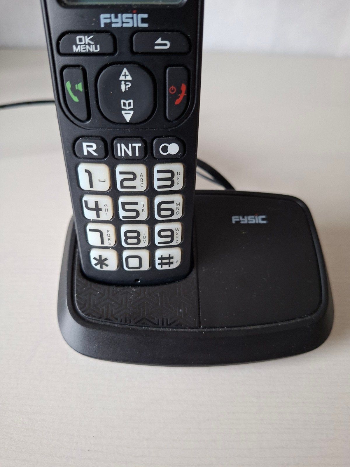 Fysic FX-5500 DECT Telefoon met grote toetsen (Senioren), Telecommunicatie, Ophalen of Verzenden, Gebruikt, 1 handset