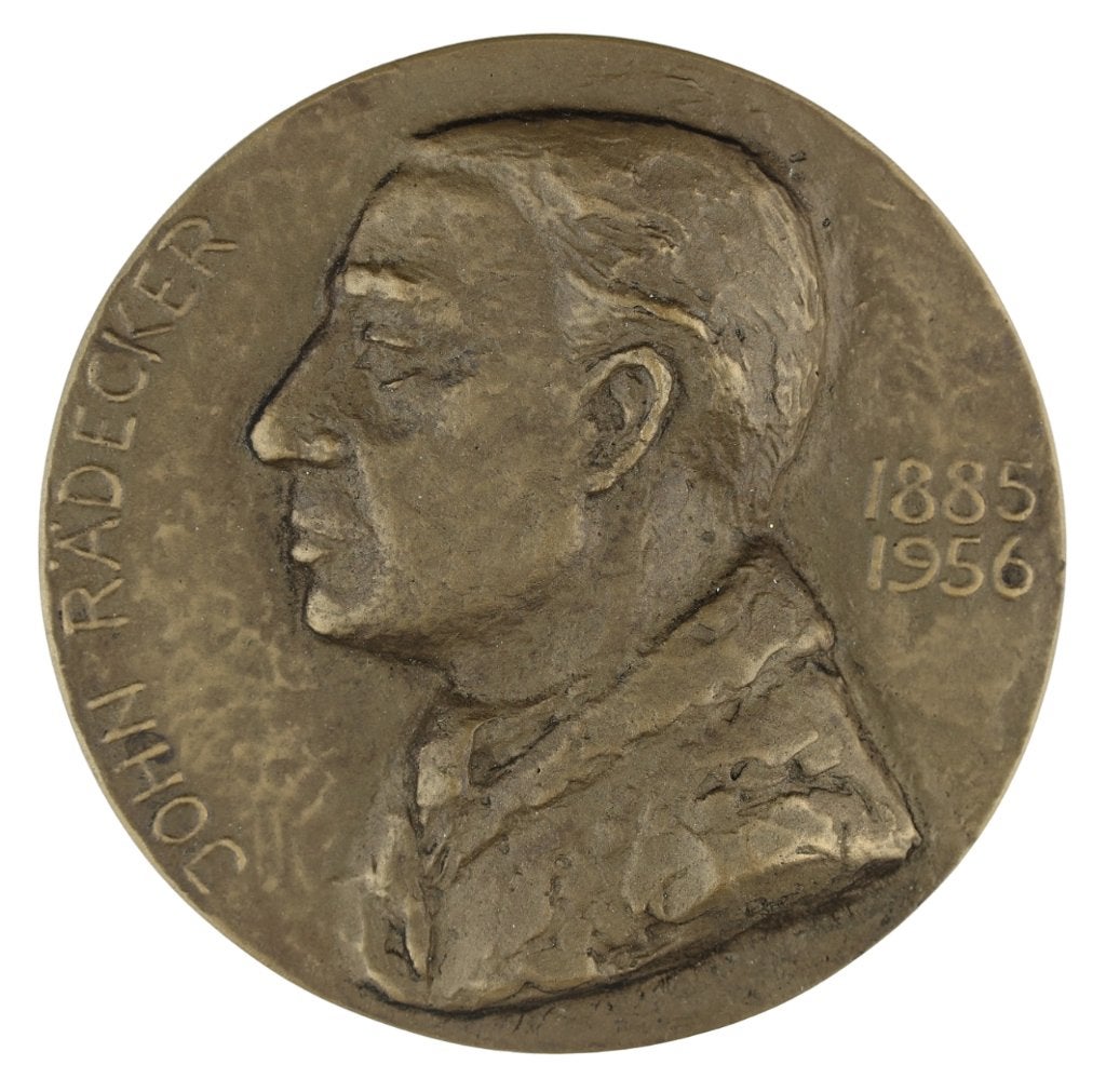 Penning VPK 1956 Han Rädecker : John Rädecker, Verzenden, Brons, Nederland