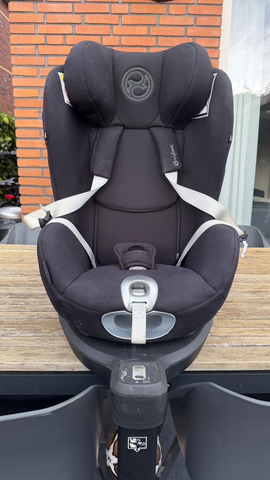 Cybex Sirona Zi i-Size autostoel - Zwart, Gebruikt, 0 t/m 18 kg, Verstelbare rugleuning, Isofix