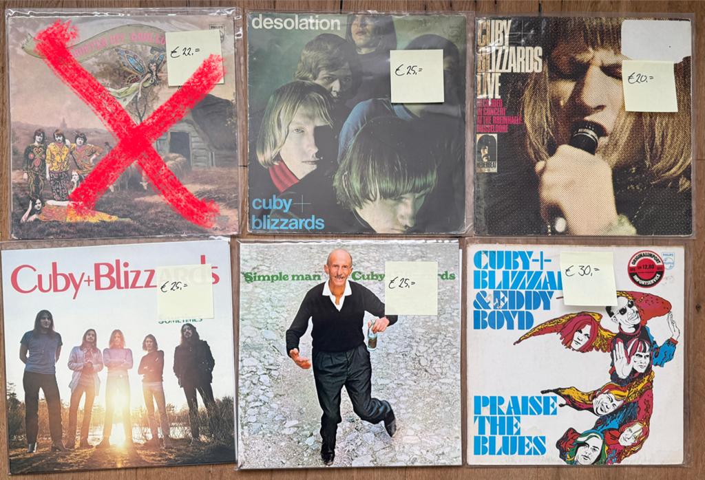 Cuby and the Blizzards - vinylcollectie, Ophalen of Verzenden, Gebruikt, 12 inch