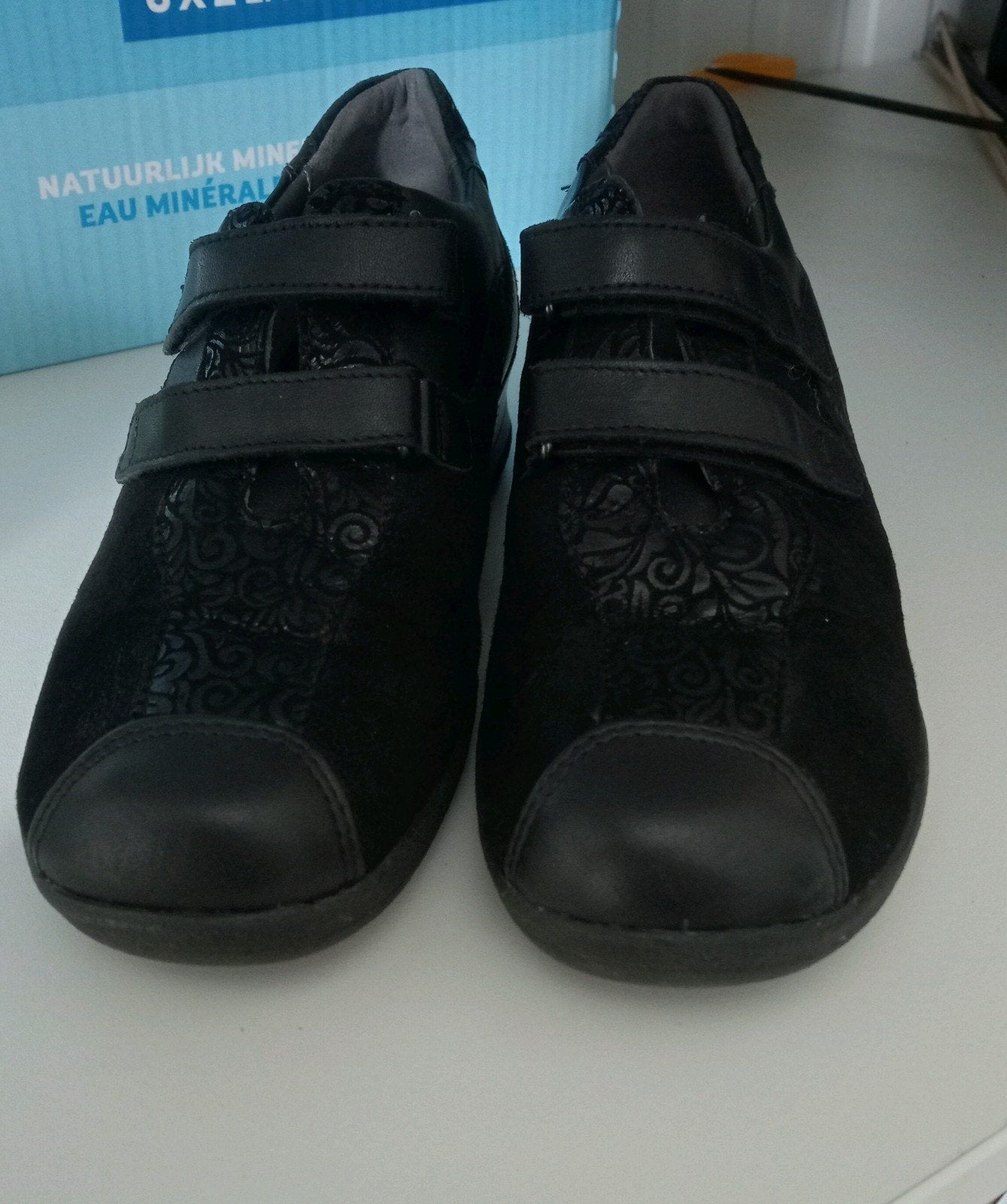 Xsensible Zgan Zwarte Schoenen - Maat 37.5 H, Ophalen of Verzenden, Zo goed als nieuw, Zwart, Instappers