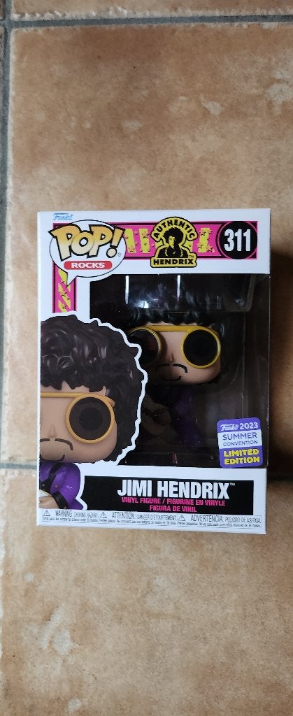 Funko pop rocks jimi hendrix summer convention exclusive, Ophalen of Verzenden