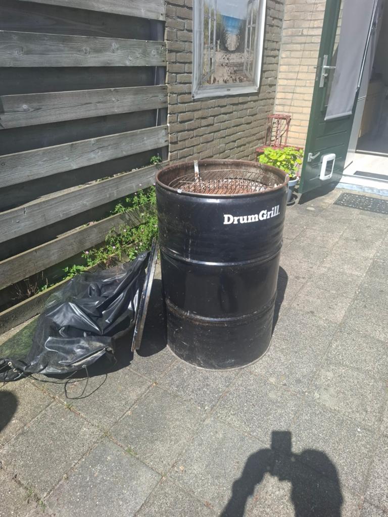 Drumgrill, Ophalen, Gebruikt