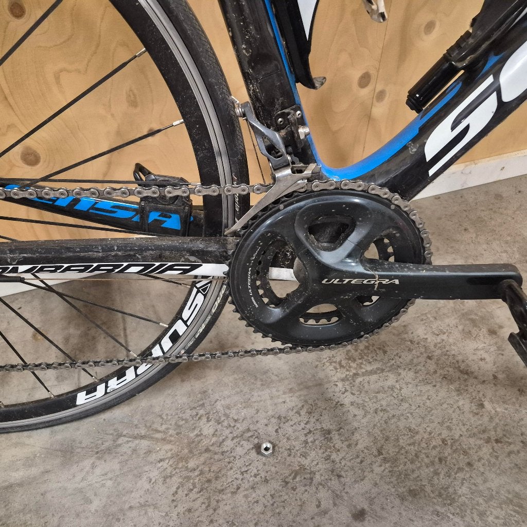 Foto 3 van Sensa Lombardia carbon racefiets zwart/blauw/wit