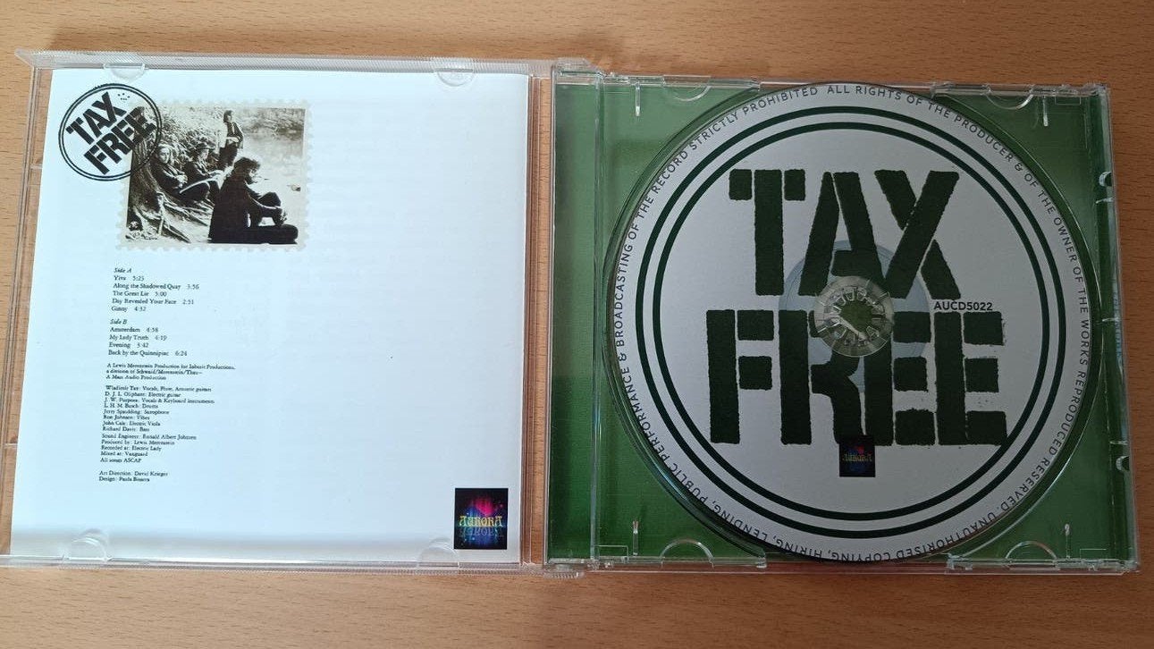 Tax Free - Wally Tax - Tax Free CD (2005) - Zeldzaam album, Cd's en Dvd's, Ophalen of Verzenden, Zo goed als nieuw, Inclusief doosje