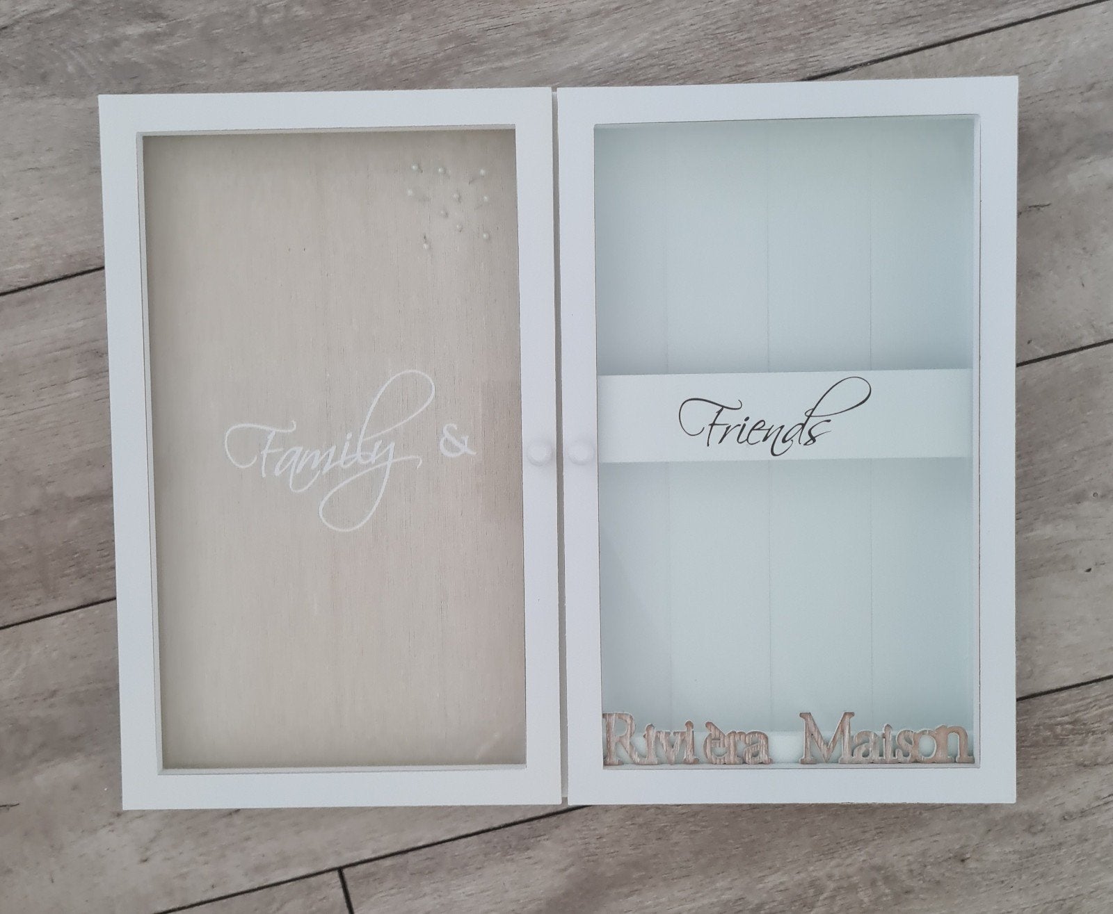 Riviera Maison fotolijst met tekst 'Family & Friends', Met tekst, Ophalen of Verzenden, Zo goed als nieuw, Fotolijst