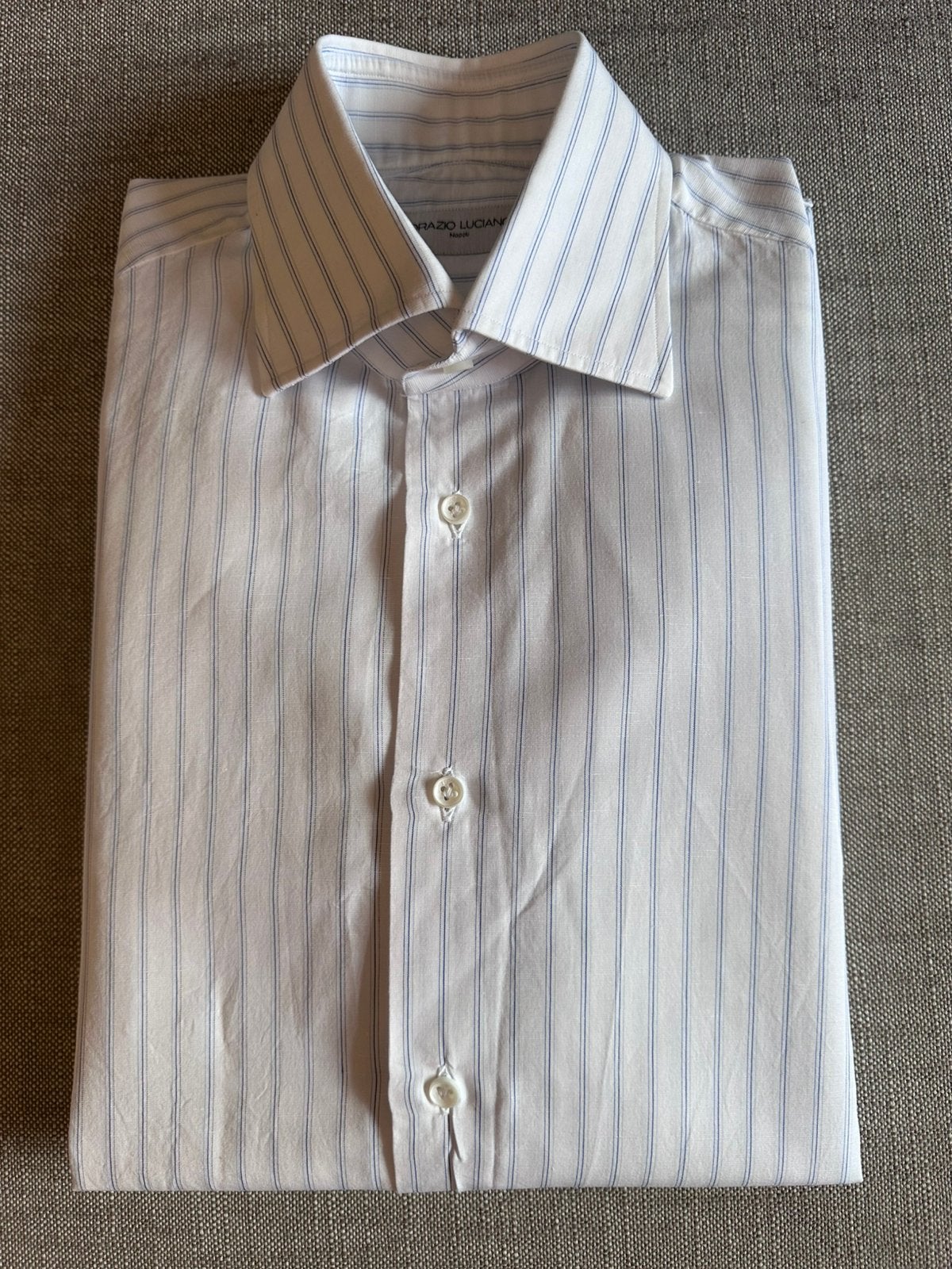 Orazio Luciano Napoli shirt mt 39. 75,-, Kleding | Heren, Verzenden, Zo goed als nieuw, Halswijdte 39/40 (M)