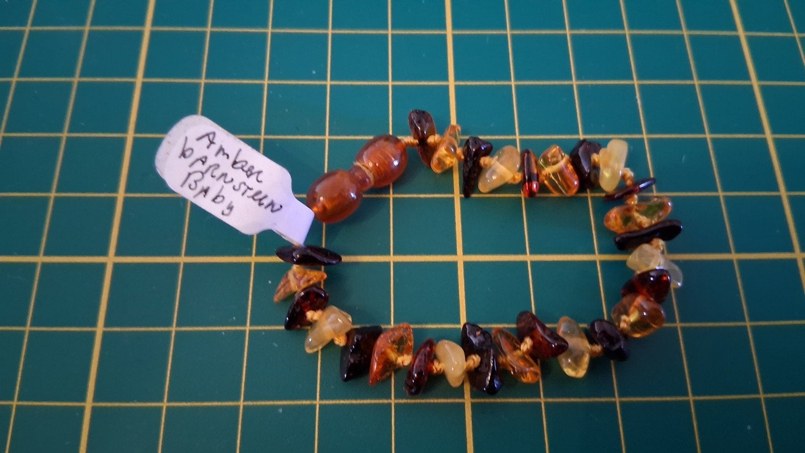 Amber en barnsteen armband voor baby's, Overige materialen, Met bedels of kralen, Overige kleuren, Verzenden