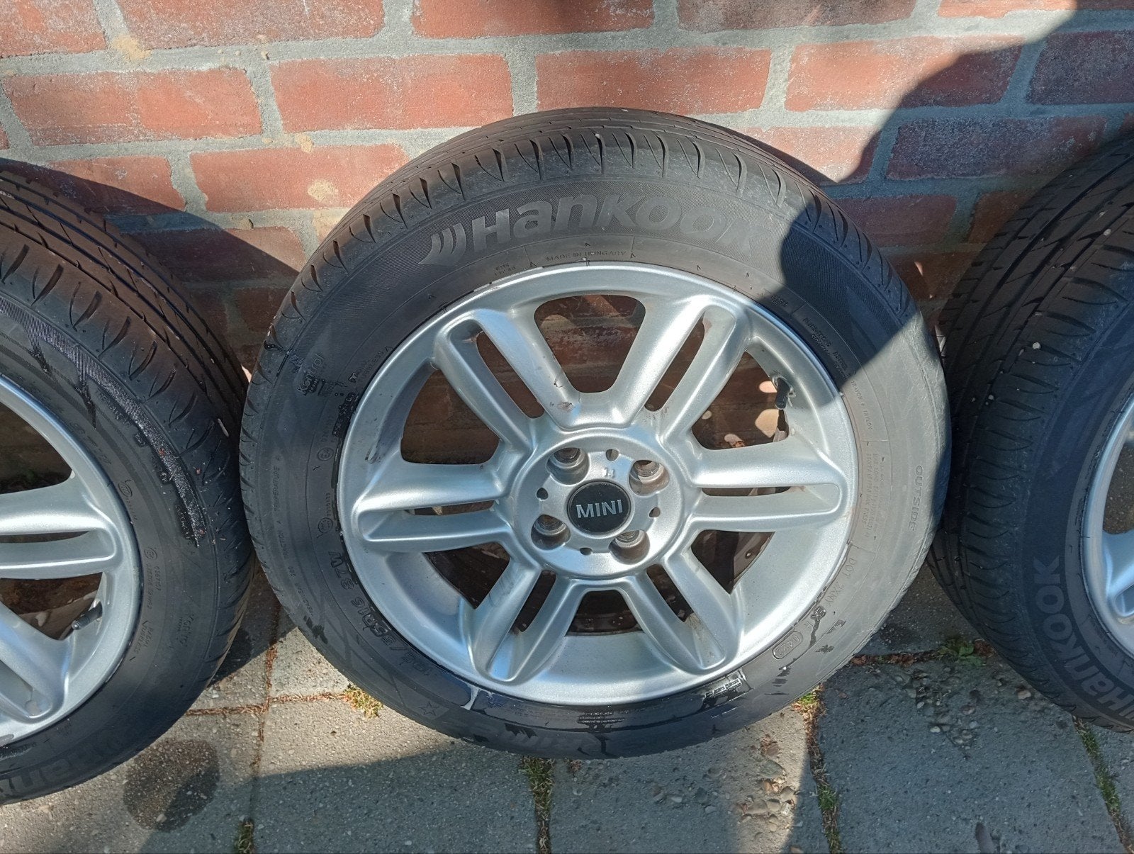 Mini Cooper 16 insch velgen met banden zie foto,s, Ophalen of Verzenden, Mini
