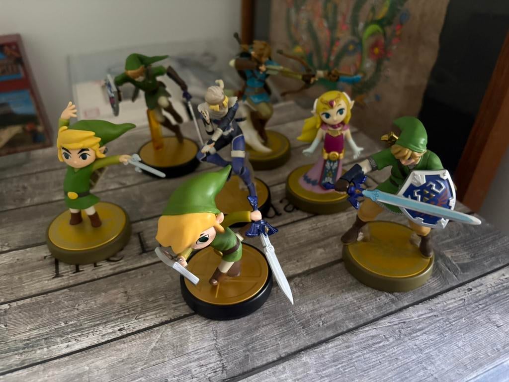 7 x Zelda Amiibo, Ophalen of Verzenden, Zo goed als nieuw