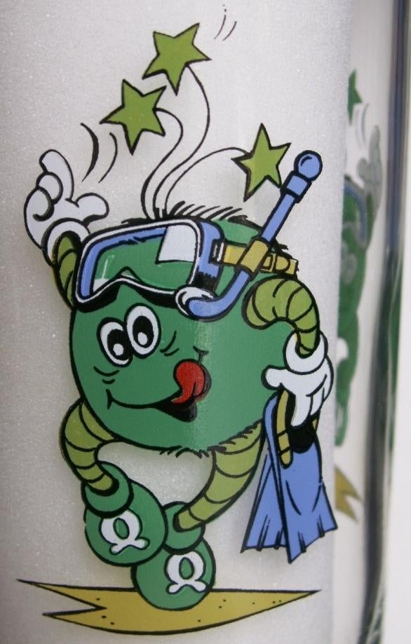 Coca Cola glas Quick stripfiguur groen bolletje Always Coca-, Ophalen of Verzenden, Nieuw, Bierglas