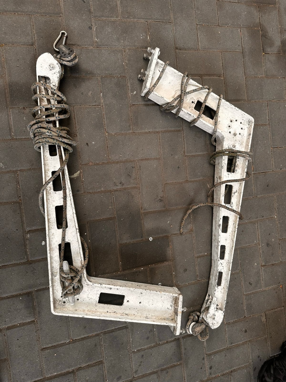 2 Davits voor achter op een boot, Watersport en Boten, Ophalen, Gebruikt, Overige typen